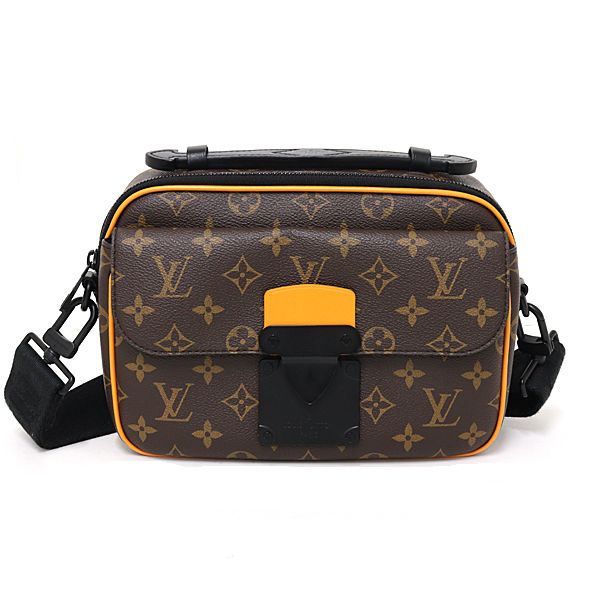 Louis Vuitton S Rock Messenger 2-Way Bag Monogram Macassar Canvas Brown Rank