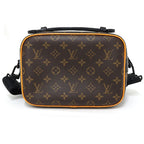 Louis Vuitton S Rock Messenger 2-Way Bag Monogram Macassar Canvas Brown Rank — view 2