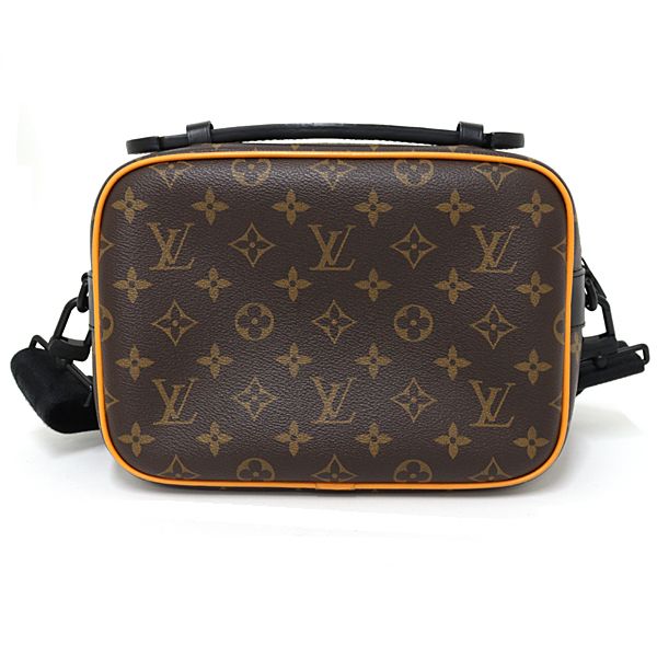 Louis Vuitton S Rock Messenger 2-Way Bag Monogram Macassar Canvas Brown Rank — view 2