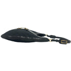 Gucci Jackie GG Pattern Canvas Leather Shoulder Bag Black — view 6