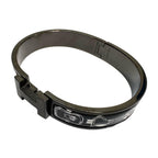 Hermes Clic Clac PM Metallic Black White So Bangle Bracelet — view 2