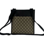 Gucci GG Pattern Leather Polyurethane Shoulder Bag Crossbody Cross Brown — view 3