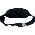 Prada Triangle Logo Tessuto Pocono Nylon Belt Bag Waist Pouch Black — view 4