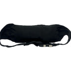 Prada Triangle Logo Tessuto Pocono Nylon Belt Bag Waist Pouch Black — view 3