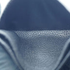 Louis Vuitton Card Case Lockme Leather Black Silver — view 8