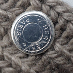 Hermes Gloves Fingerless Knit Cashmere Mohair Polyester Polyurethane Brown Gray — view 6