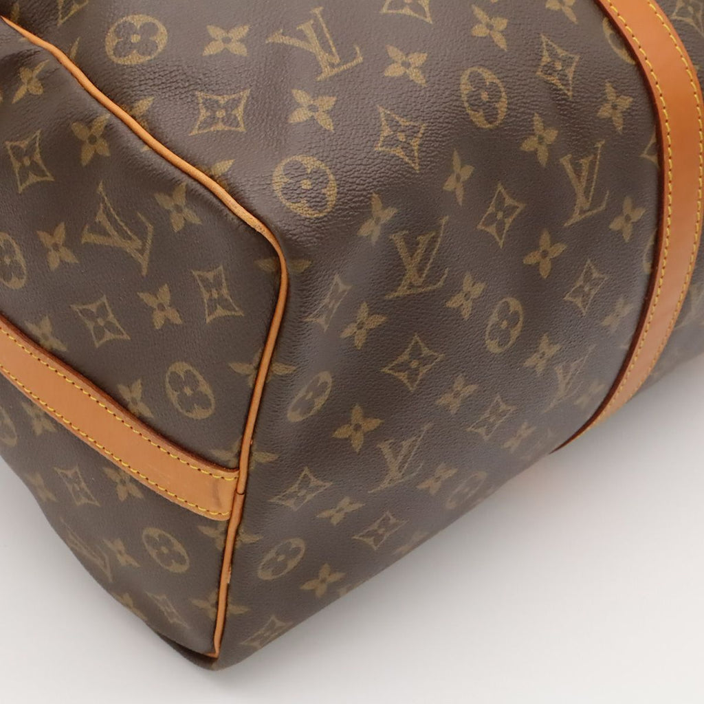 Louis Vuitton Monogram Keepall Bandouliere 50 Boston Bag Purse 2-Way — view 3
