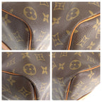 Louis Vuitton Monogram Keepall Bandouliere 50 Brown Leather Boston Bag — view 3