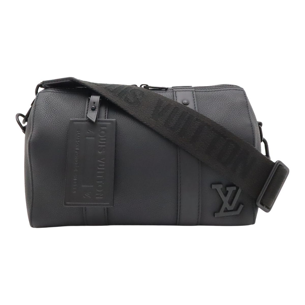 Louis Vuitton LV Aerogram City Keepall Shoulder Bag Crossbody Noir Black