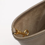 Celine Small Fold Cabas Tote 2-Way Shoulder Bag Leather Greige Gold — view 7