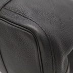 Hermes Garden Party PM Tote Bag Leather Black Silver — view 3