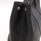 Hermes Garden Party PM Tote Bag Leather Black Silver — view 5