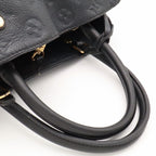 Louis Vuitton Monogram Empreinte Montaigne MM 2-Way Shoulder Bag Noir Black — view 4