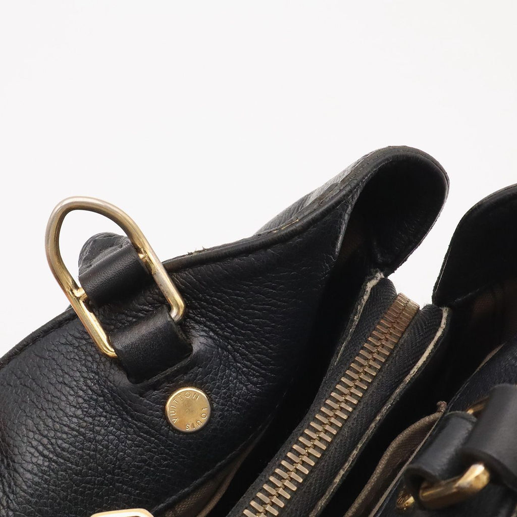 Louis Vuitton Monogram Empreinte Montaigne MM 2-Way Shoulder Bag Noir Black — view 7