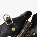 Louis Vuitton Monogram Empreinte Montaigne MM 2-Way Shoulder Bag Noir Black — view 7