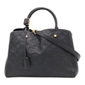 Louis Vuitton Monogram Empreinte Montaigne MM 2-Way Shoulder Bag Noir Black