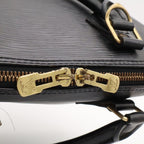 Louis Vuitton Epi Alma Handbag Leather Noir Black Gold — view 5