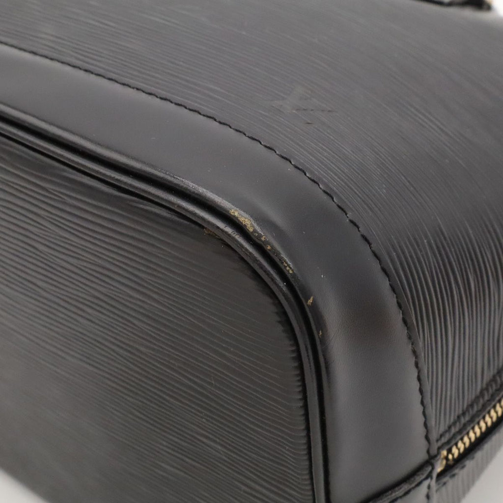 Louis Vuitton Epi Alma Handbag Leather Noir Black Gold — view 3