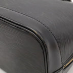 Louis Vuitton Epi Alma Handbag Leather Noir Black Gold — view 3