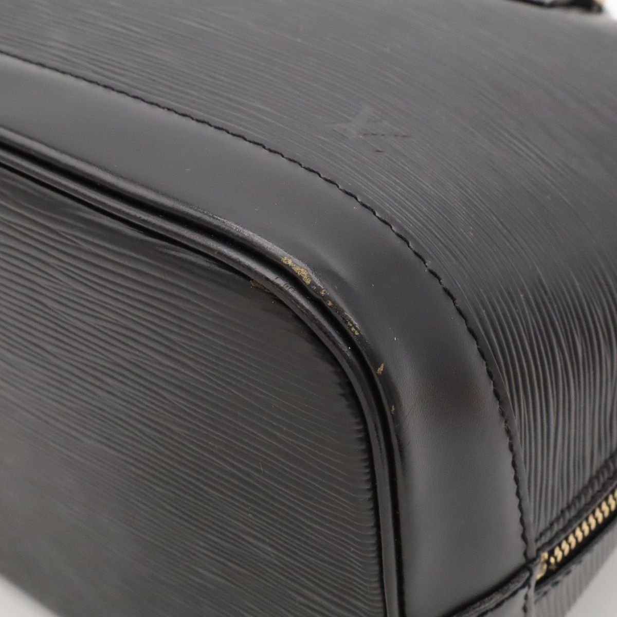 Louis Vuitton Epi Alma Handbag Leather Noir Black Gold — view 3