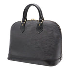 Louis Vuitton Epi Alma Handbag Leather Noir Black Gold — view 2