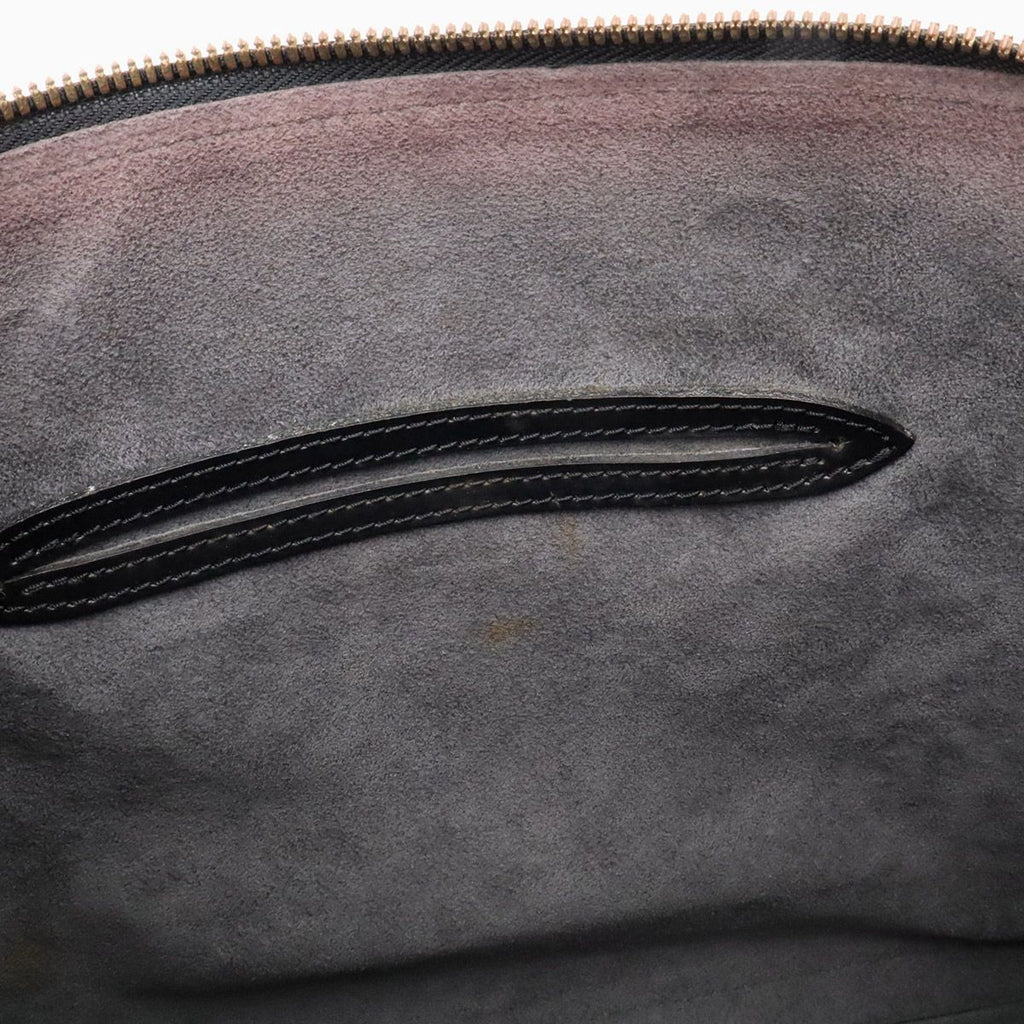 Louis Vuitton Epi Alma Handbag Leather Noir Black Gold — view 8
