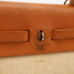 Hermes Herbag PM 2-Way Shoulder Bag Toile H Officier Natural Black — view 8