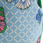 Hermes Shoulder Bag Drawstring Butterfly Canvas Green Blue Multicolor Gold — view 7