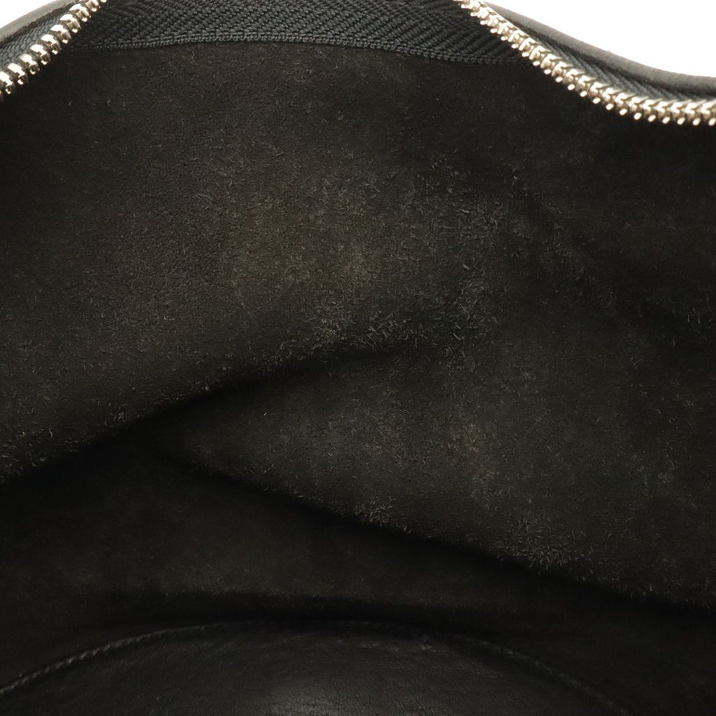 Loewe Anagram Shoulder Bag Leather Black Silver — view 7