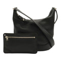 Loewe Anagram Shoulder Bag Leather Black Silver