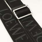 Loewe Anagram Puffer Goya Shoulder Bag Nylon Black Orange Silver — view 5