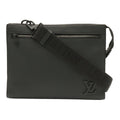 Louis Vuitton LV Aerogram Messenger Voyage Shoulder Bag Crossbody Noir Black