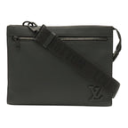 Louis Vuitton LV Aerogram Messenger Voyage Shoulder Bag Crossbody Noir Black