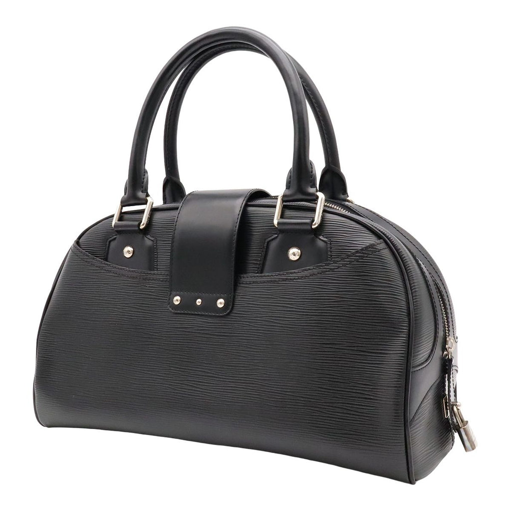 Louis Vuitton Epi Bowling Montaigne GM Mini Boston Bag Leather Noir Black — view 2
