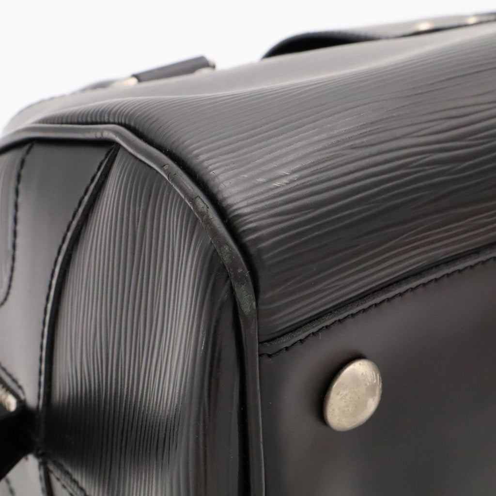 Louis Vuitton Epi Bowling Montaigne GM Mini Boston Bag Leather Noir Black — view 3