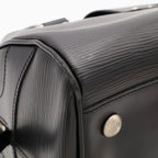 Louis Vuitton Epi Bowling Montaigne GM Mini Boston Bag Leather Noir Black — view 3