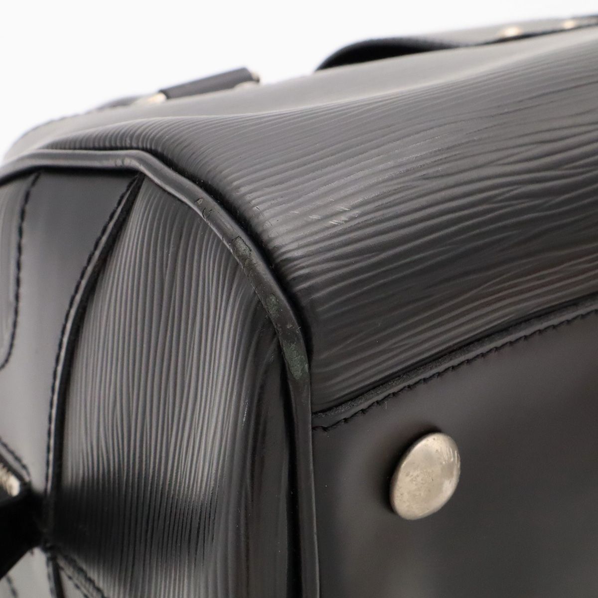 Louis Vuitton Epi Bowling Montaigne GM Mini Boston Bag Leather Noir Black — view 3