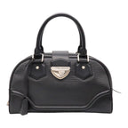 Louis Vuitton Epi Bowling Montaigne GM Mini Boston Bag Leather Noir Black