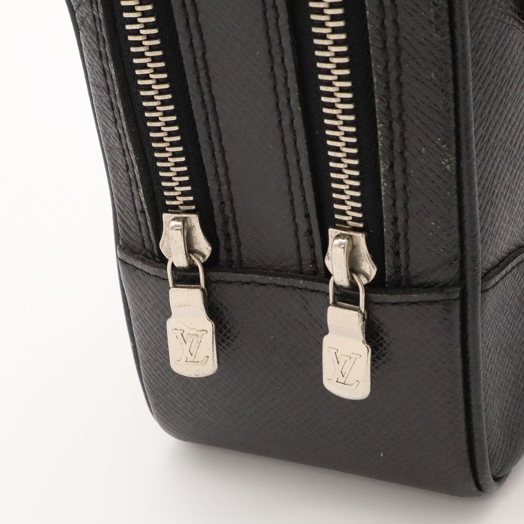 Louis Vuitton Taiga Pavel Clutch Leather Ardoise Black Silver — view 5