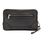 Louis Vuitton Taiga Pavel Clutch Leather Ardoise Black Silver