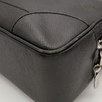 Louis Vuitton Taiga Pavel Clutch Leather Ardoise Black Silver — view 3