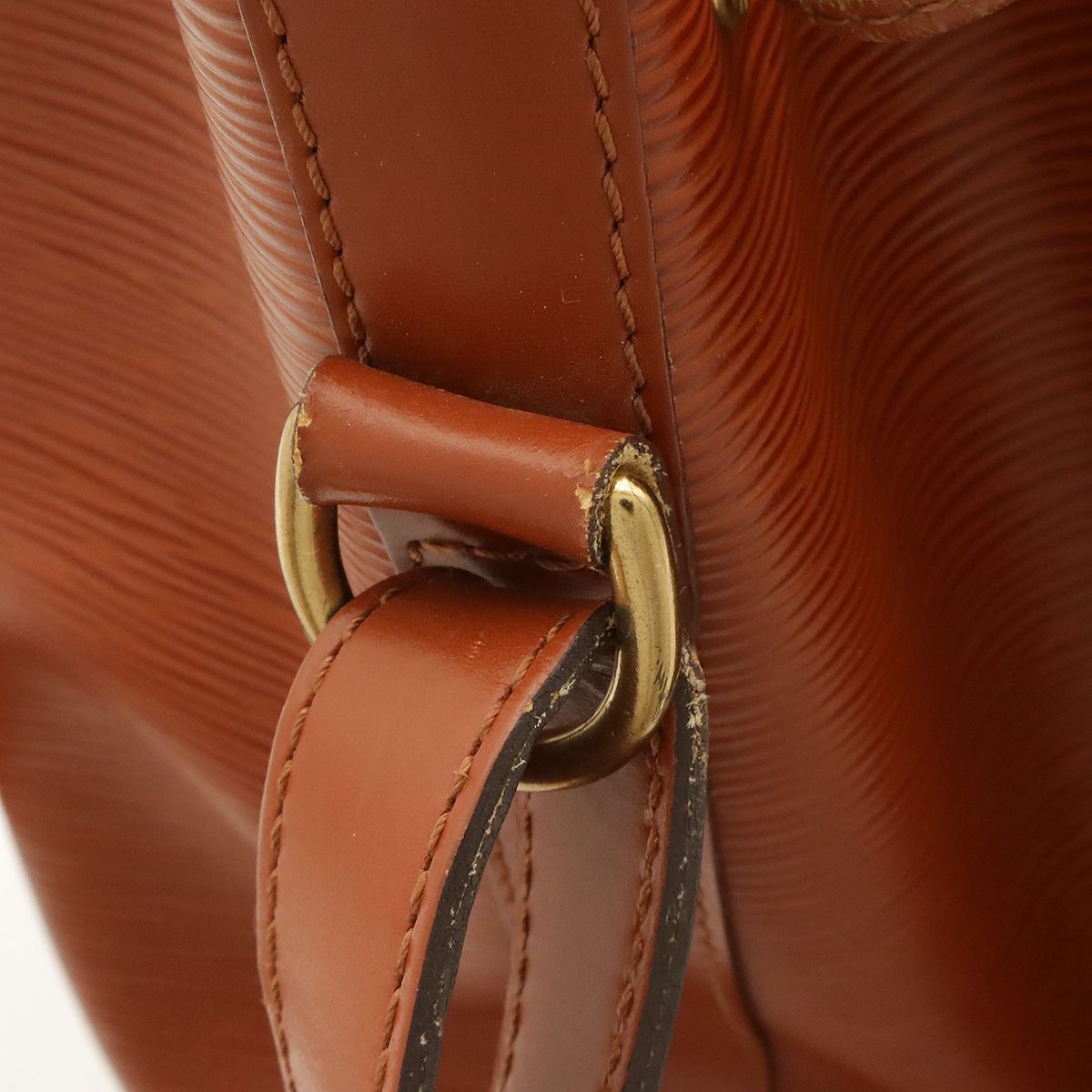 Louis Vuitton Epi Petit Noe Drawstring Shoulder Bag Kenya Brown — view 6
