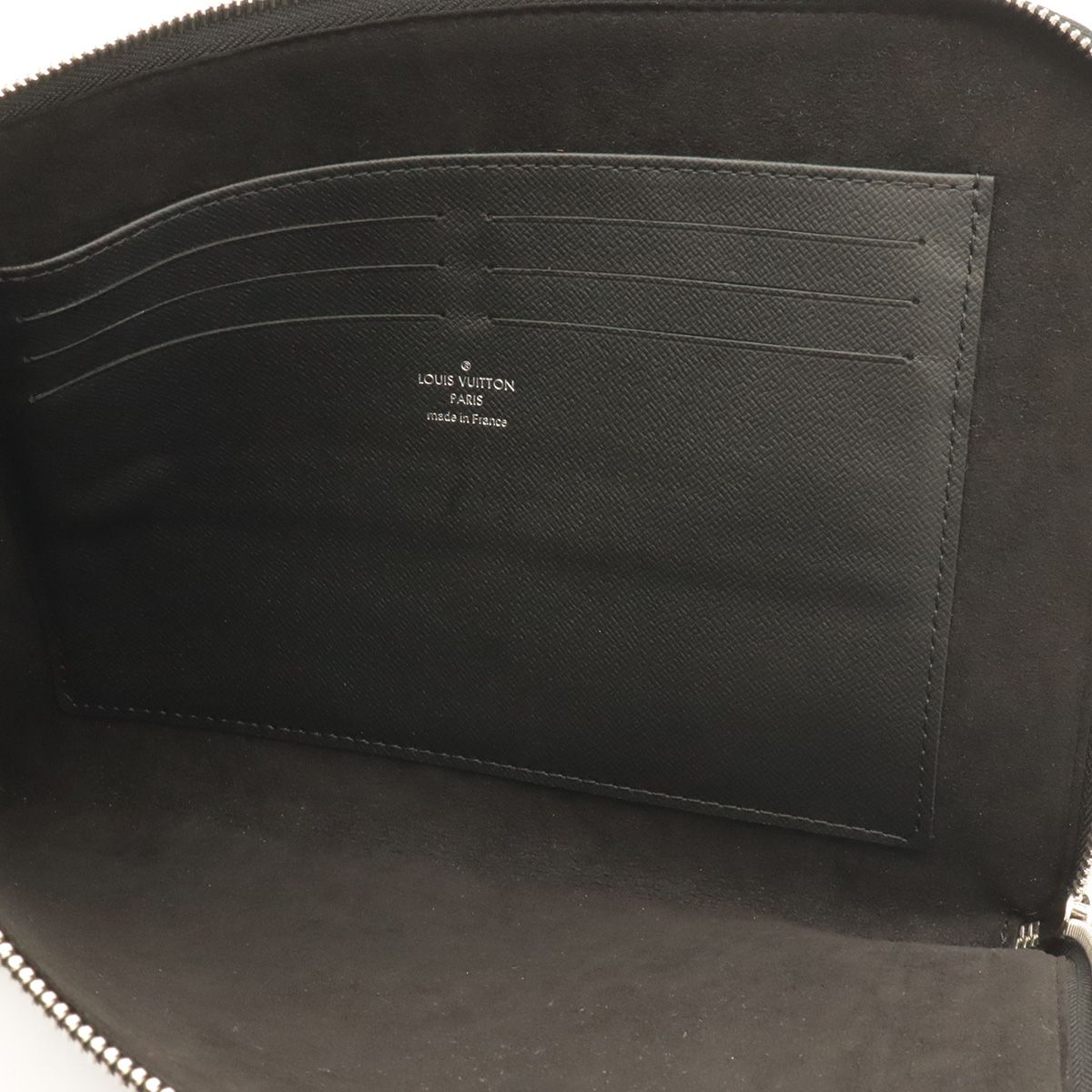 Louis Vuitton Epi Pochette Jour PM NM2 Clutch Noir Black — view 6