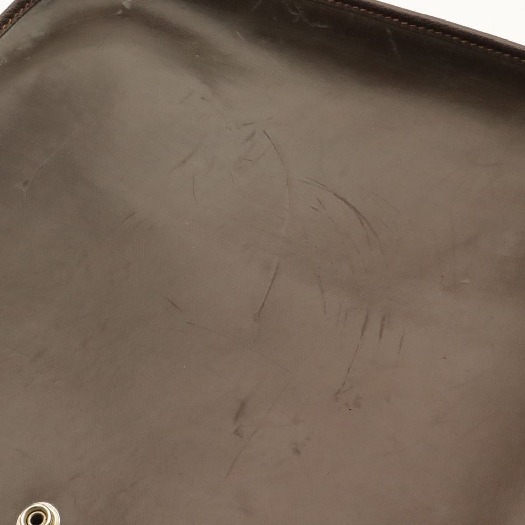 Hermes Evelyne I 1 GM Shoulder Bag Amazonia Leather Dark Brown Silver — view 4