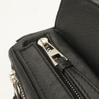 Loewe Puzzle Bum Bag Mini Leather Black Silver — view 6