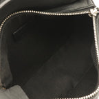 Loewe Puzzle Bum Bag Mini Leather Black Silver — view 7