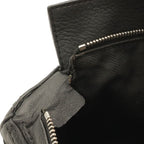 Loewe Puzzle Bum Bag Mini Leather Black Silver — view 8