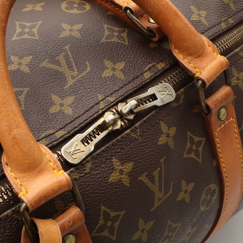 Louis Vuitton Monogram Keepall 55 Boston Bag Purse — view 5