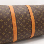 Louis Vuitton Monogram Keepall 55 Boston Bag Purse — view 7