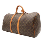 Louis Vuitton Monogram Keepall 55 Boston Bag Purse — view 2